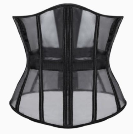 Corset, Black Mesh Underbust