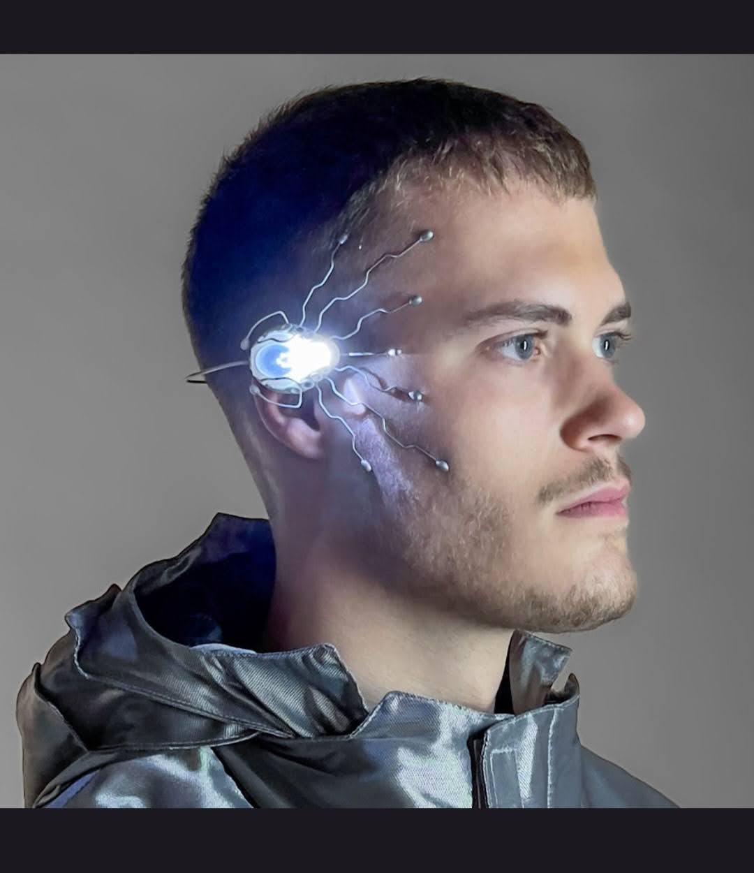 Headpiece, Cyberpunk Tapped In