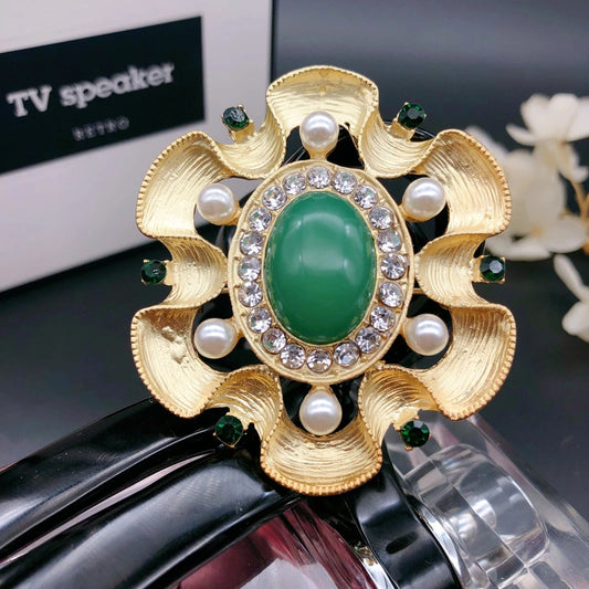 Brooch, Royal Green