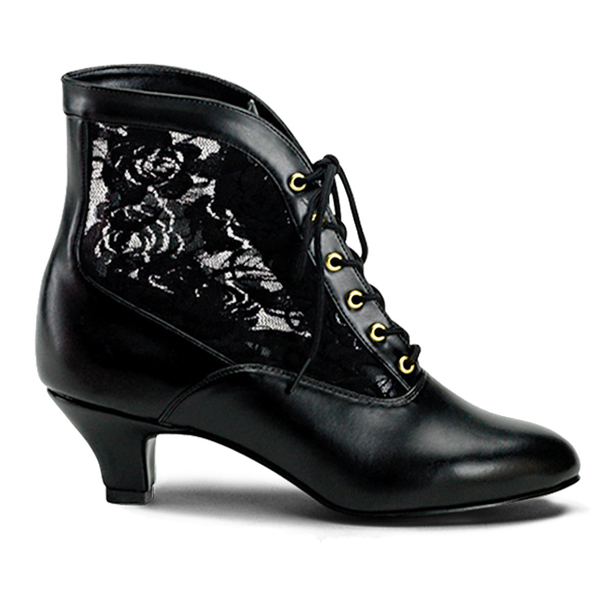 Victorian Short Boot Dame, 80s-black : 8 women