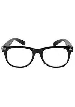 glasses, Blues Brothers-Black/Clear