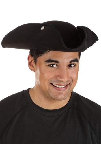 Hat, Adult Tricorn Black