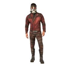 Star Lord, Dlx Adult Costume-Brick Brown : X-Large