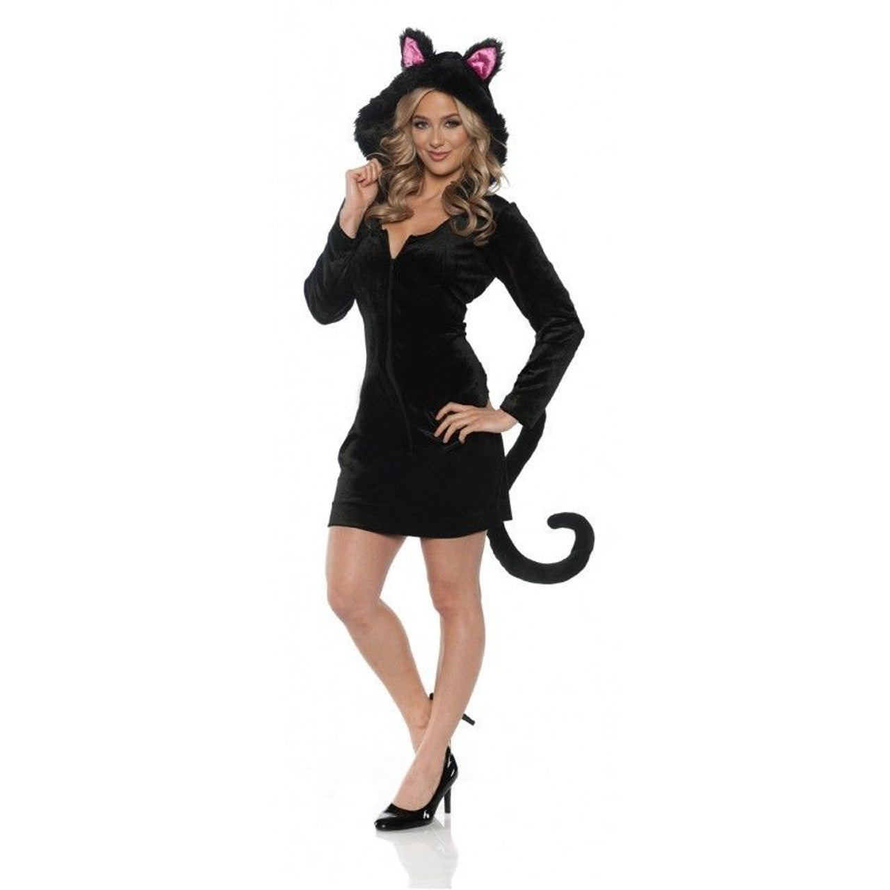 Cat, Mini Dress Black-L