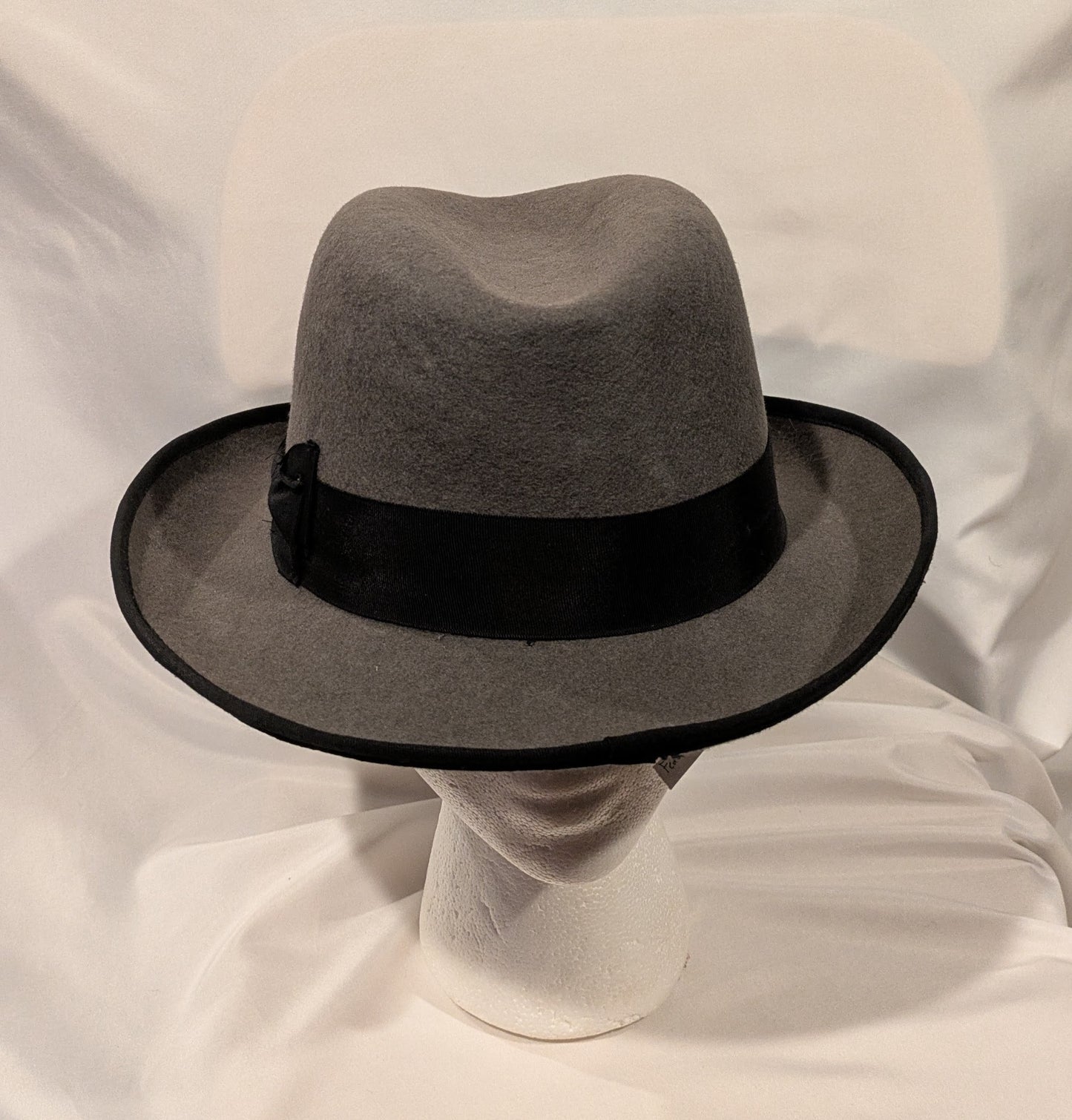 Hat, Fedora Grey Black