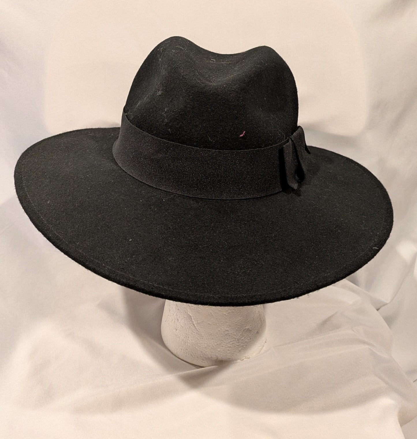 Hat, Fedora Used Black 6