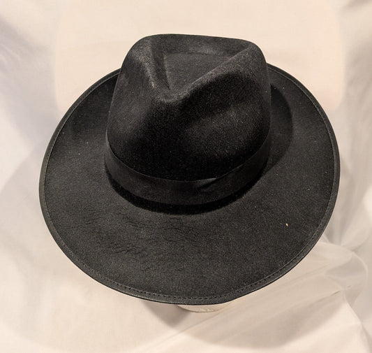 Hat, Fedora Used Black 3