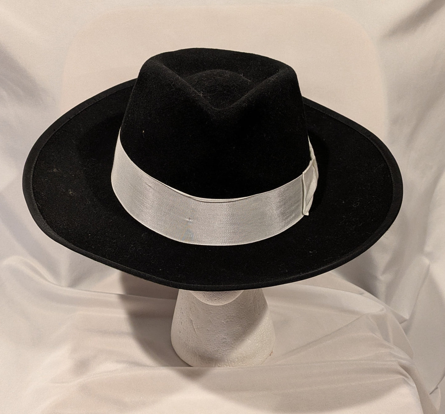 Hat, Fedora Vintage Black 4