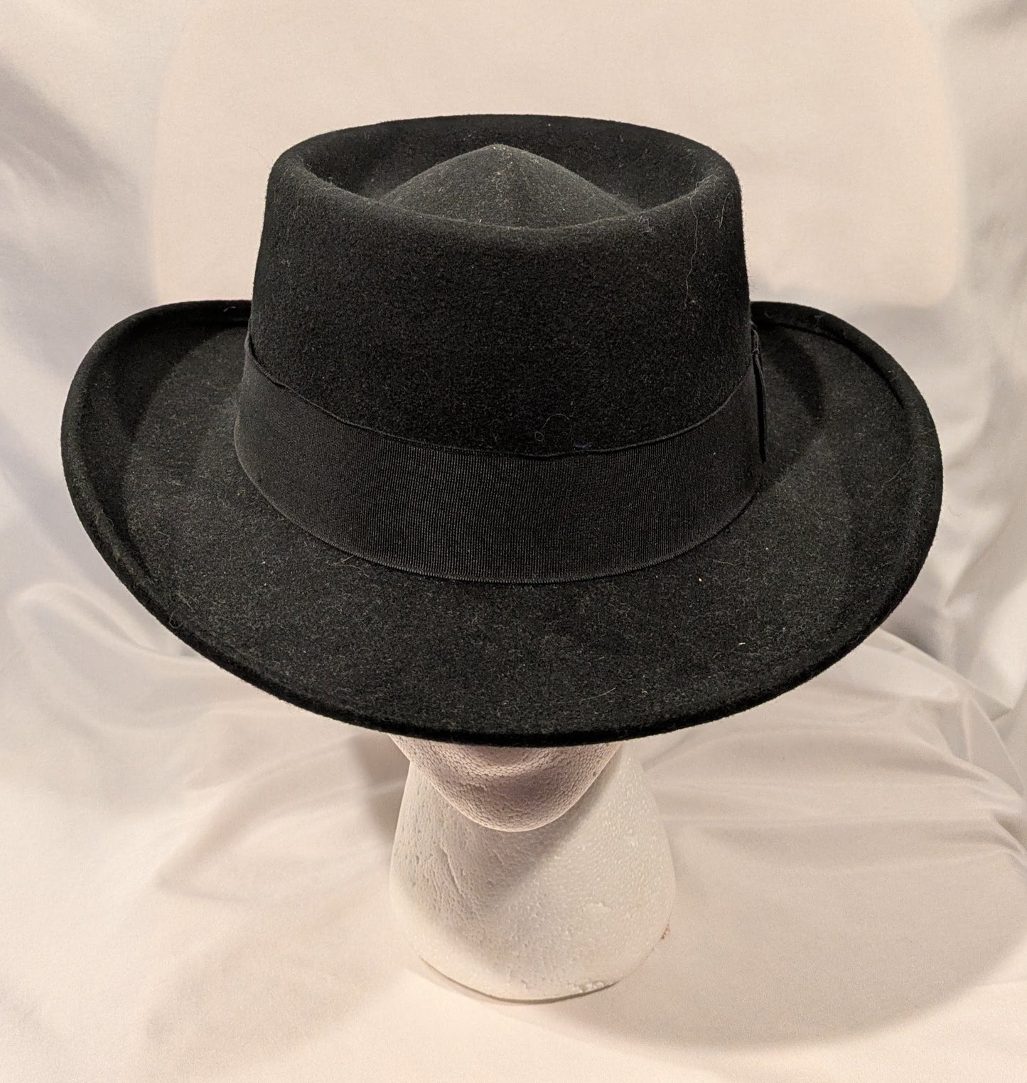 Hat, Fedora Vintage Black 5
