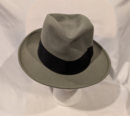 Hat, Fedora Vintage Grey 1