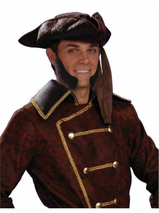 Sideburns, Mutton Chops-Black : OS
