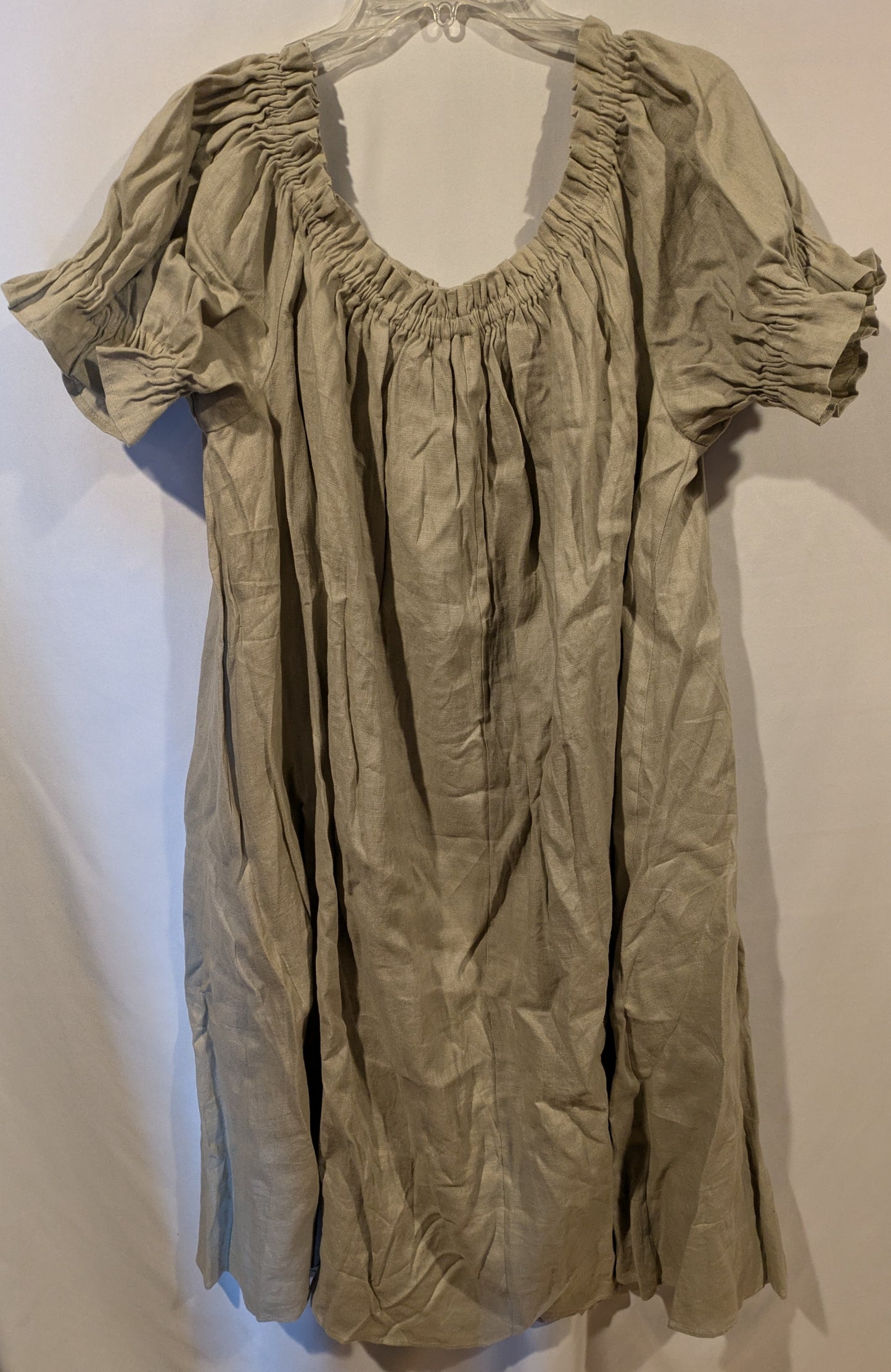 Chemise, Puff Sleeve Natural