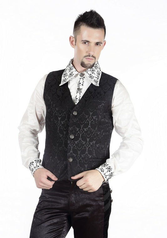 Vest, Brocade Gentleman