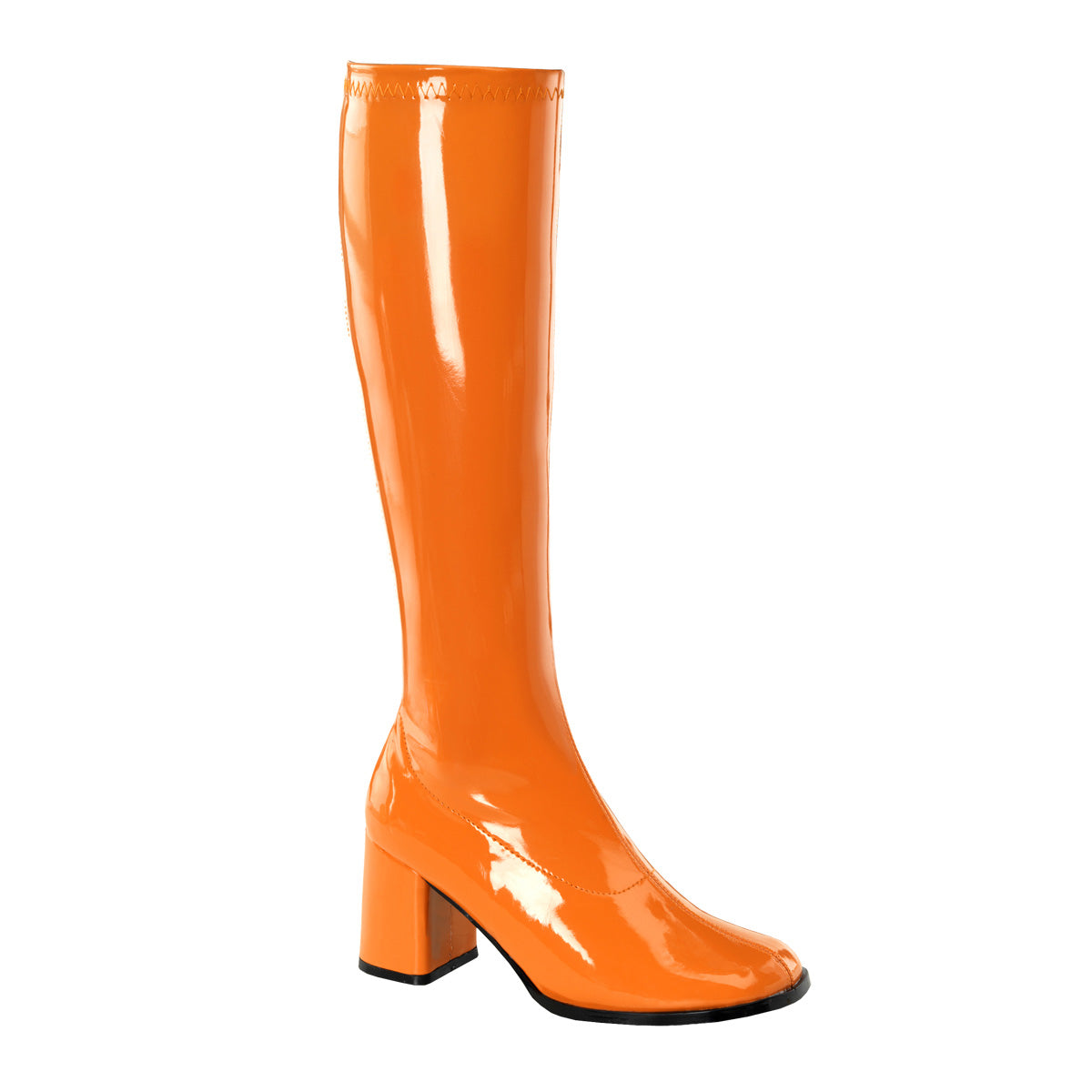 Boots, GoGo, Standard Stretch, Orange, 14 Women's