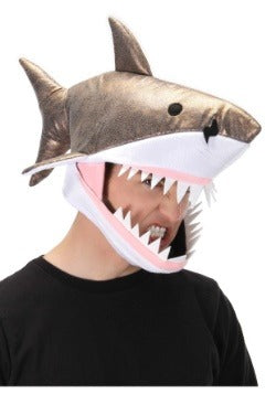 Hat, Jawesome Great White Shark-Grey