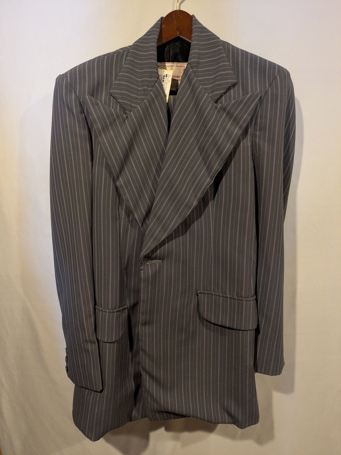 Zoot Suit, Grey Pinstripe 2pcs