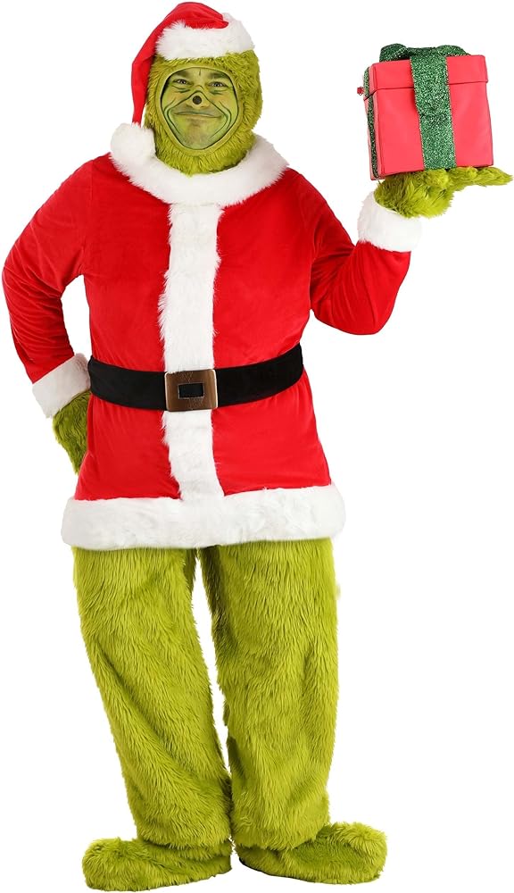 The Grinch Santa Open Face, 6 p-XL