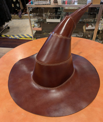 Hat, Leather Wizard 4 Panel