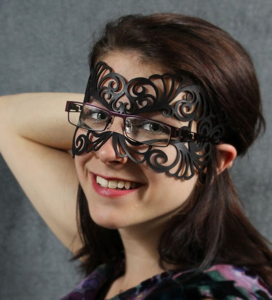 Leather Mask, Coquette (Glasses)