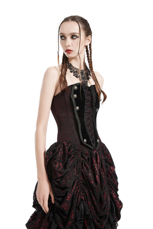 Dress, Corseted Lace