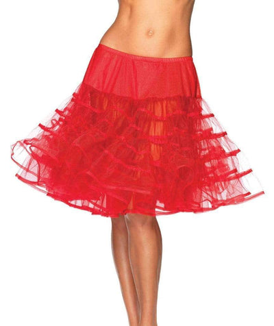 Petticoat, Mid-Length-Red : O/S