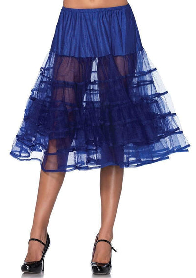 Petticoat, Mid-Length-Royal Blue : O/S