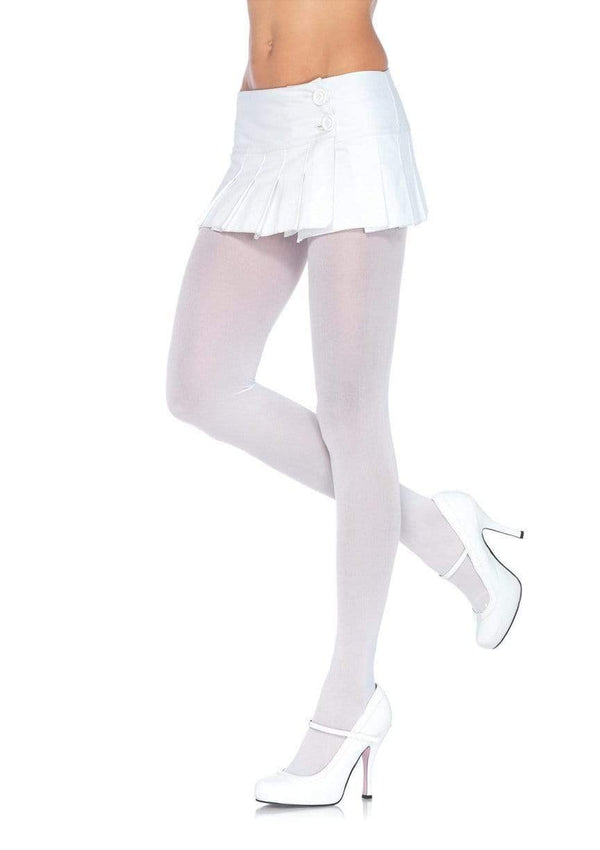 Tights, Opaque-white : XL