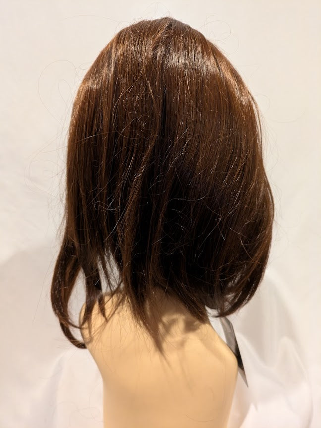 Wig, Long Sleek Bob (Lace Front) - Chocolate Brown