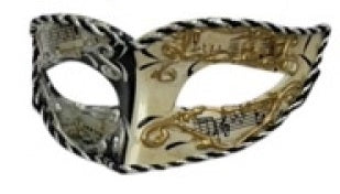 Mask, Two-Tone Scroll Petite