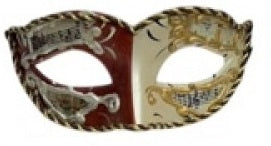 Mask, Two-Tone Scroll Petite