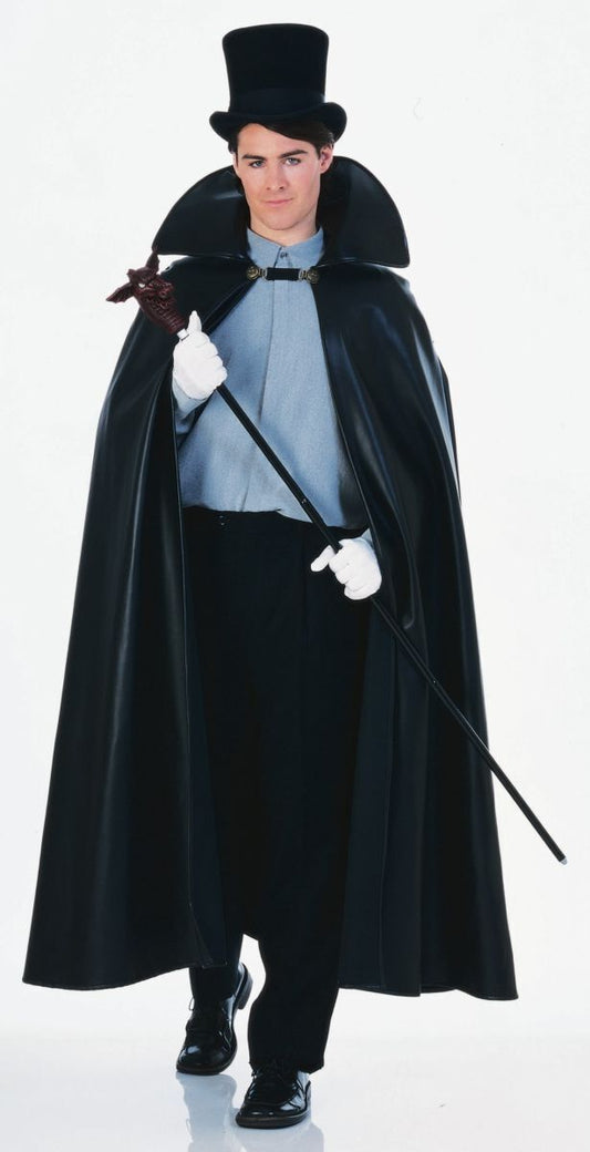 Cape, Leather look 63" full length