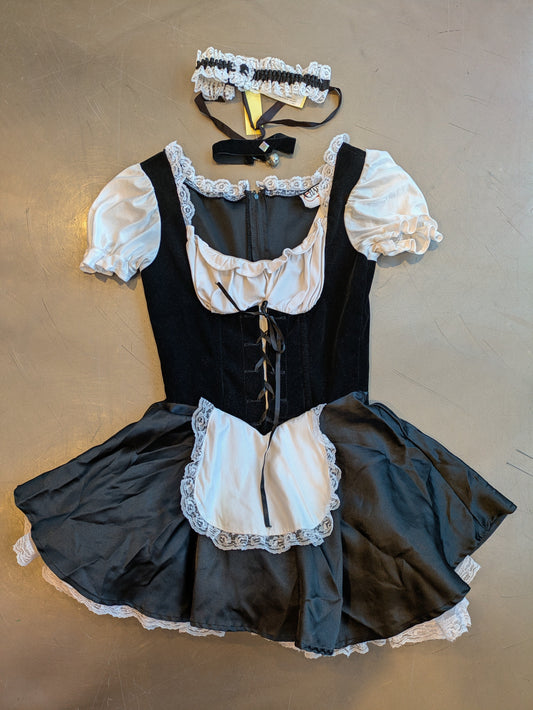 Dress, Maid Used 30" Chest 4pcs