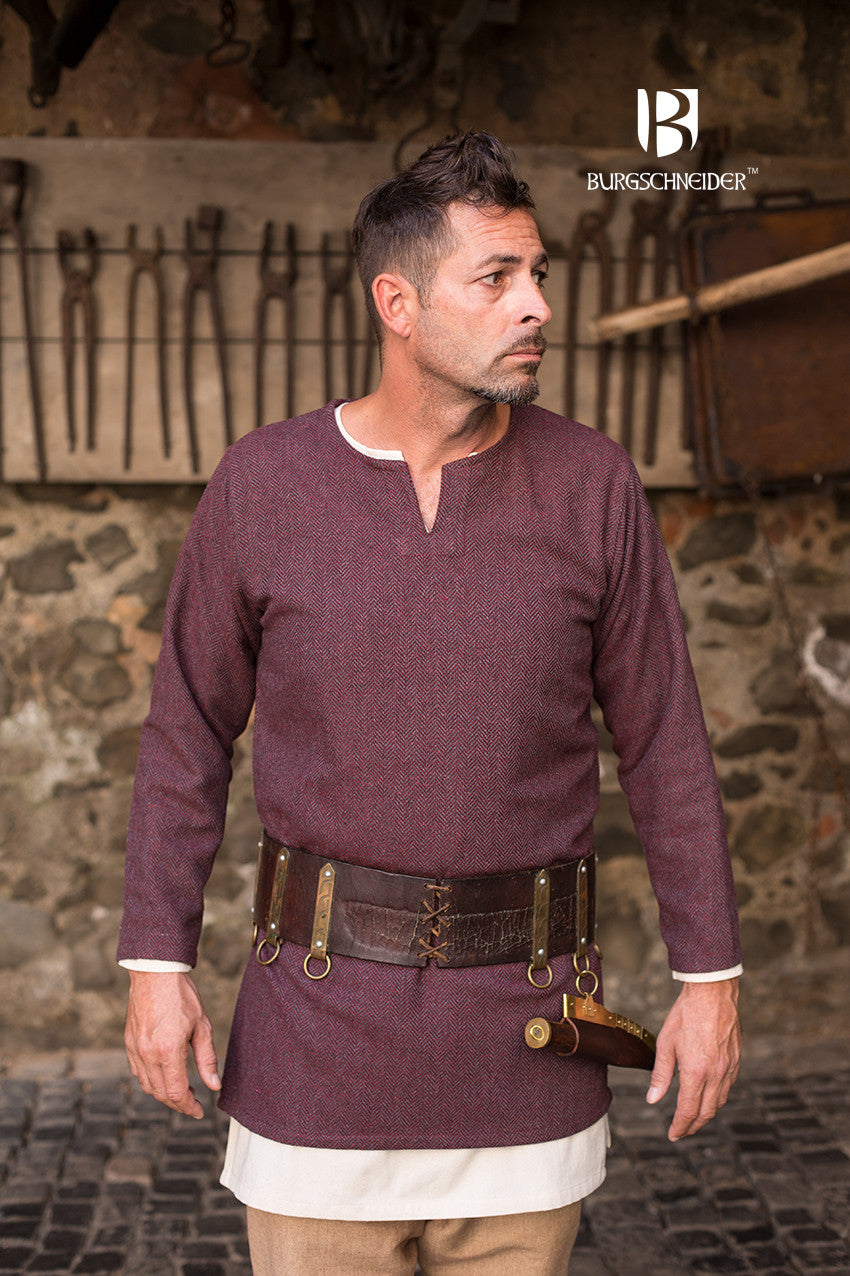 Tunic, Herringbone Tyr Red