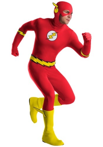 The Flash Adult Charades-Red, Yellow : X-Large
