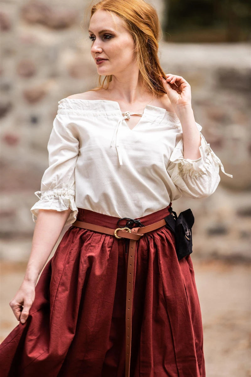 Blouse, Vera Natural XXXL