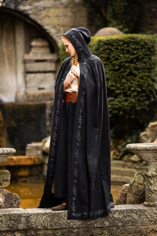 Cape, Cotton Erna Black