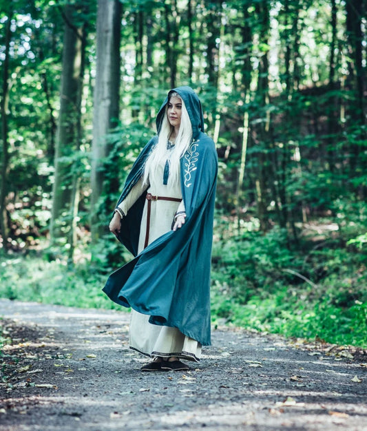 Cape, Cotton Lyra Green