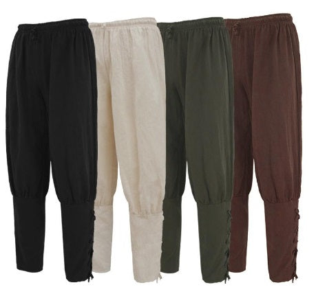 Pants, Viking Lace-Up Brown