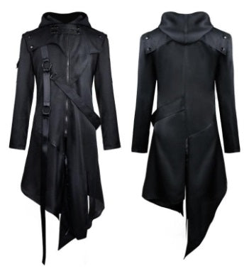 Coat, Fantasy Rogue Black