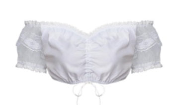 Blouse, Cropped Lace