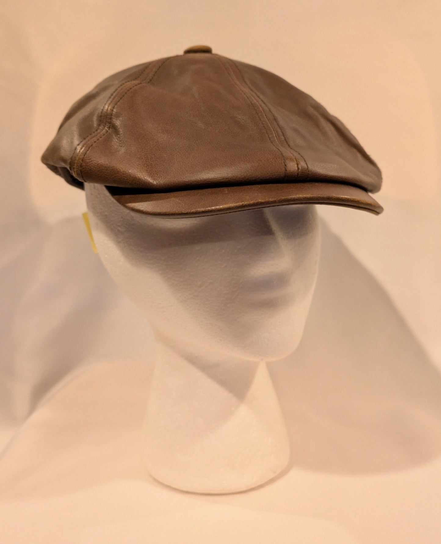 Cap, Newsboy Leather Used 23"