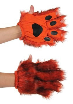 Fingerless Paws orange