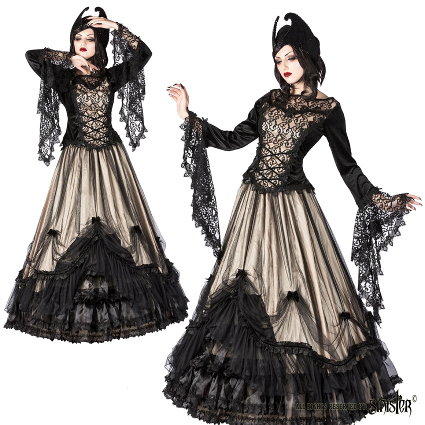 Skirt, Gothic Long Ivory X-Large