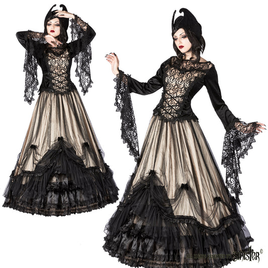 Skirt, Gothic Long Ivory X-Large