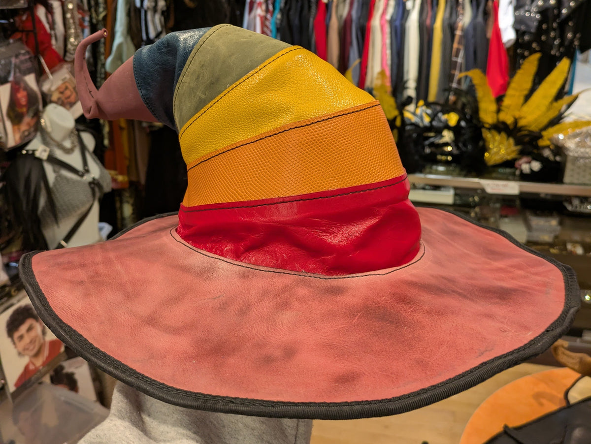Drooping Hat Hat, Leather Wizard Droopy Deluxe – A Masquerade Costume