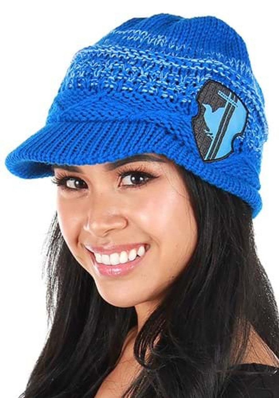 Hat, Ravenclaw Knit Visor-Blue