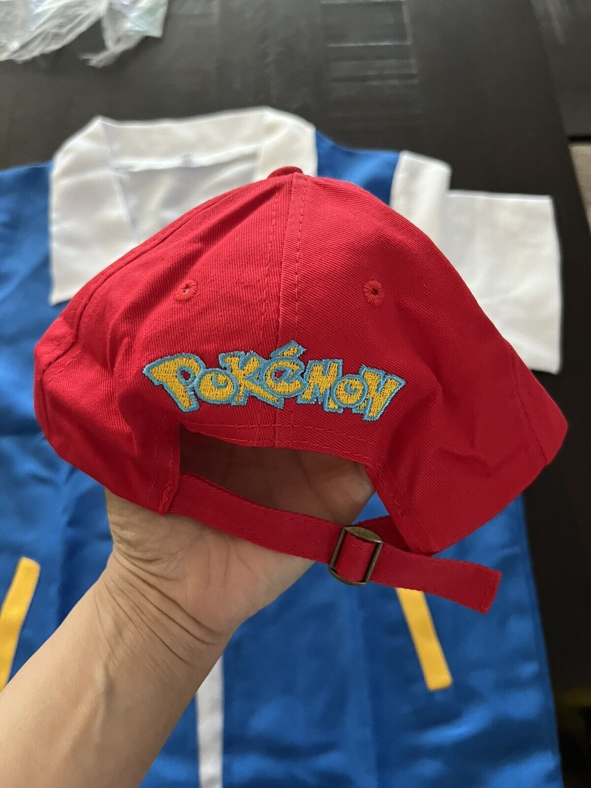 Pokemon Ash Ketchum Anime Vest and Hat : XXL