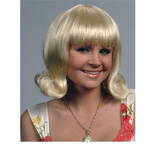 60s flip wig, Joan Blonde