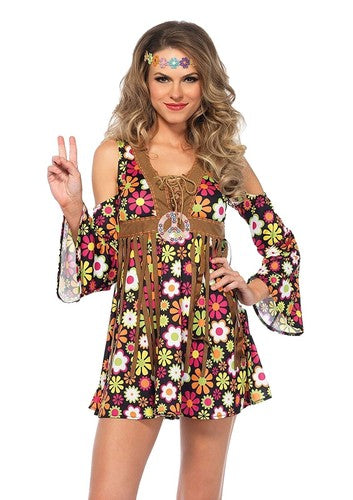 Hippie, Starflower-multicolored : XL/LG