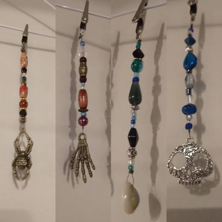 Hair Clip, Pirate Beads and Charms – A Masquerade Costume